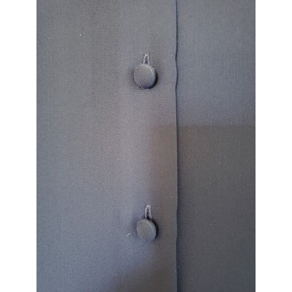 Vintage 70s Wilroy Purple Gold Embroidered Sheer Silky Statement Blouse, Size 6 - Picture 13 of 14